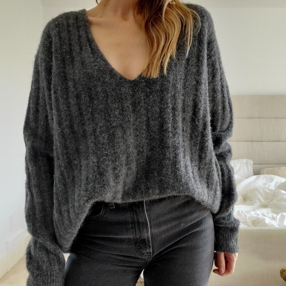 Wilfred Free Oversized Alpaca-Wool Sweater